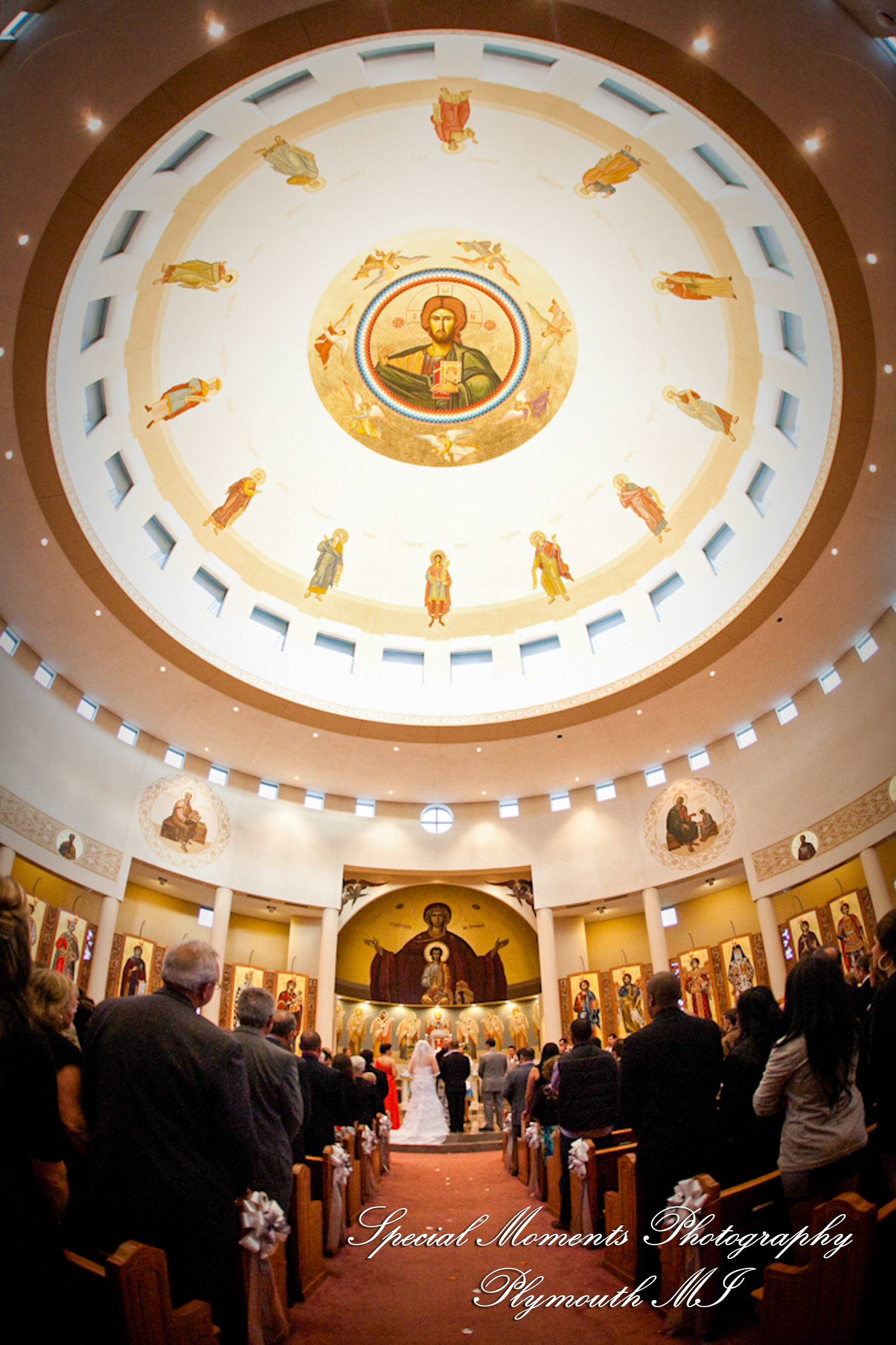 Dayna & Anthony at St. Nicholas Greek Orthodox Church Troy MI wedding photograph