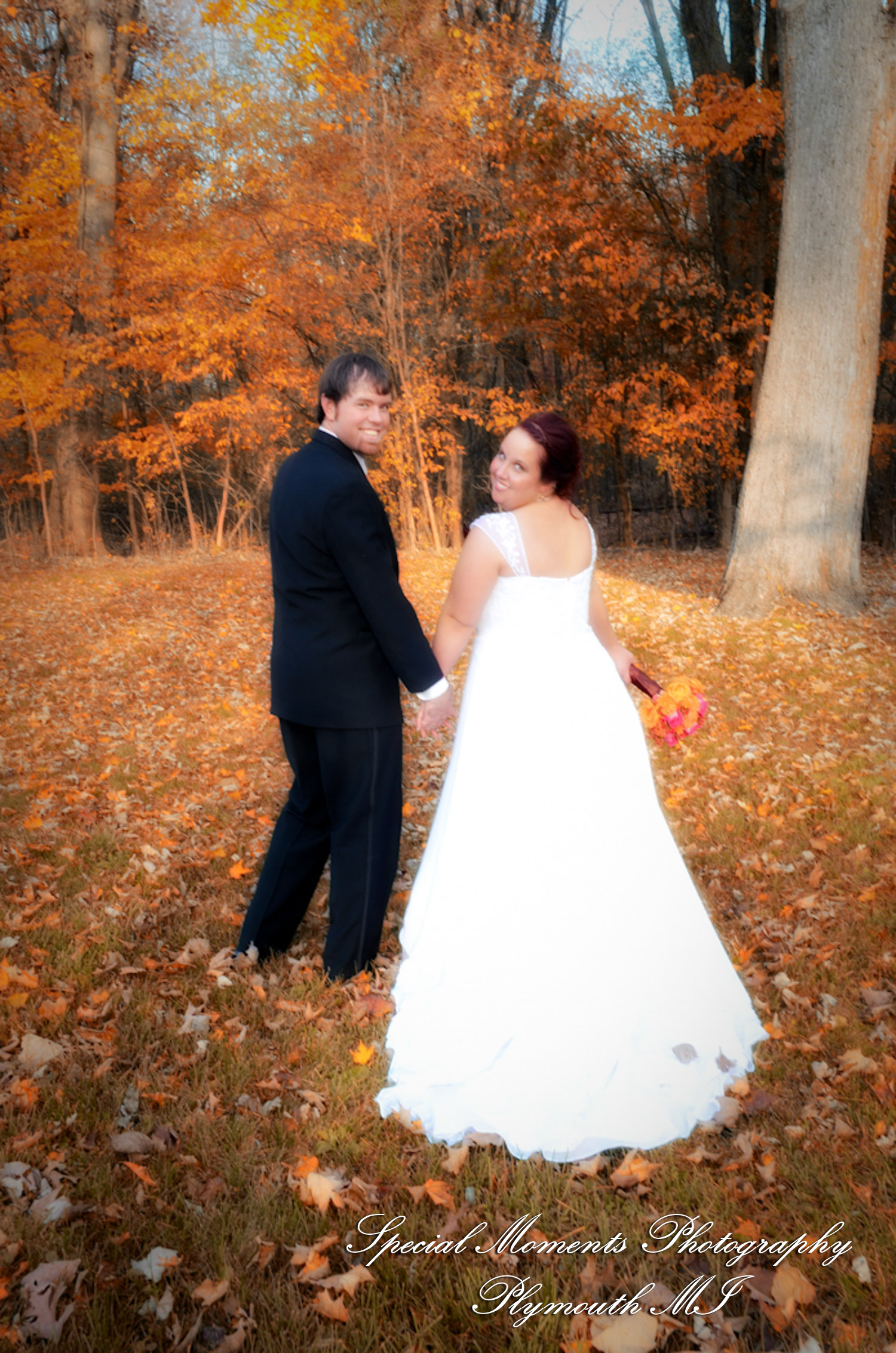 Mandie & Zachery at First United Methodist Church Chelsea MI wedding photography