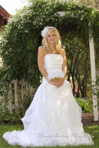 Stephanie & Josh at Mill Race Village Church Northville MI wedding photograph