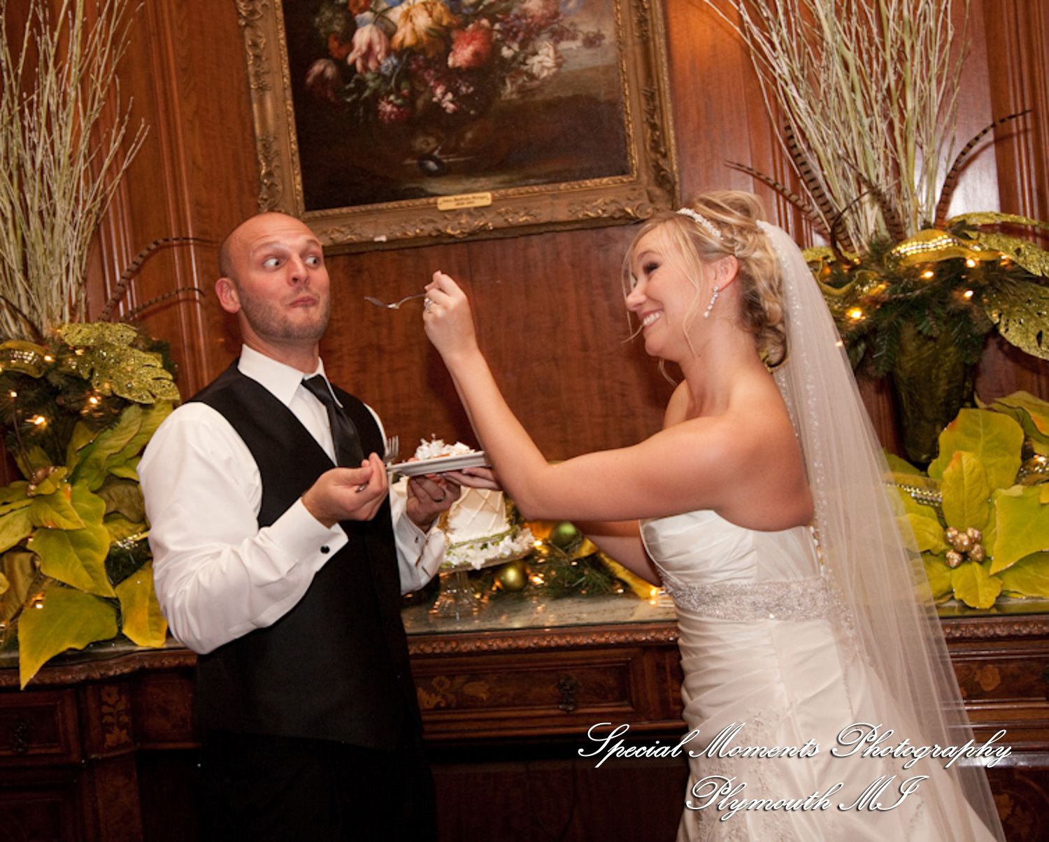 Lou & Brian at Meadow Brook Hall Rochester MI wedding photograph