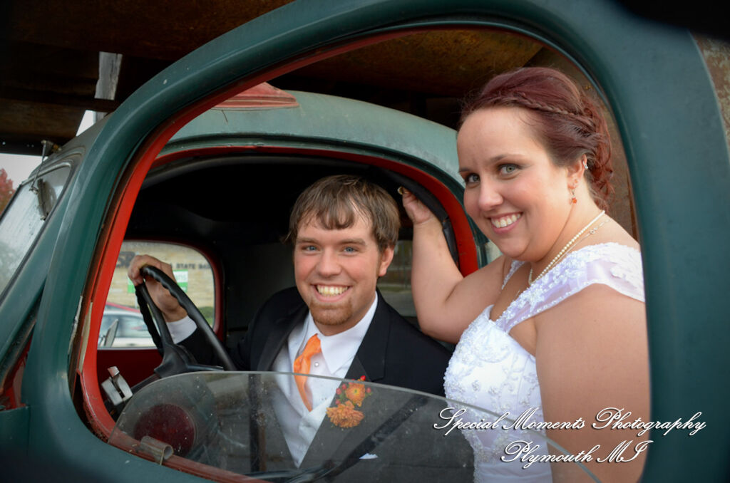 Mandie & Zachery at First United Methodist Church Chelsea MI wedding photography