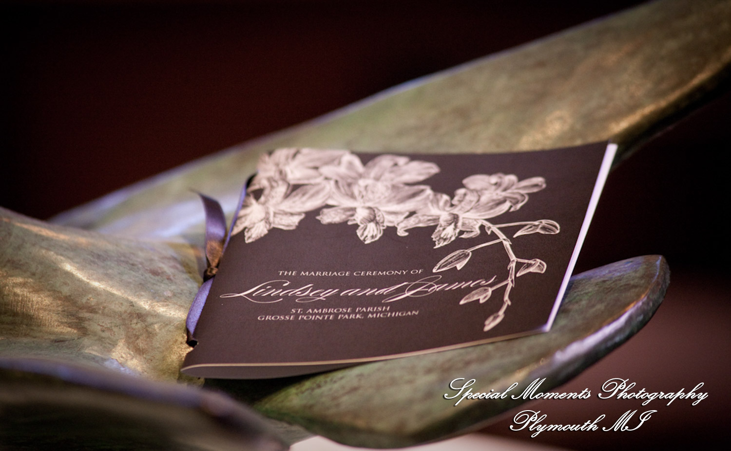 Lindsey & Jim at St. Ambrose Catholic Grosse Pointe Park MI wedding photograph