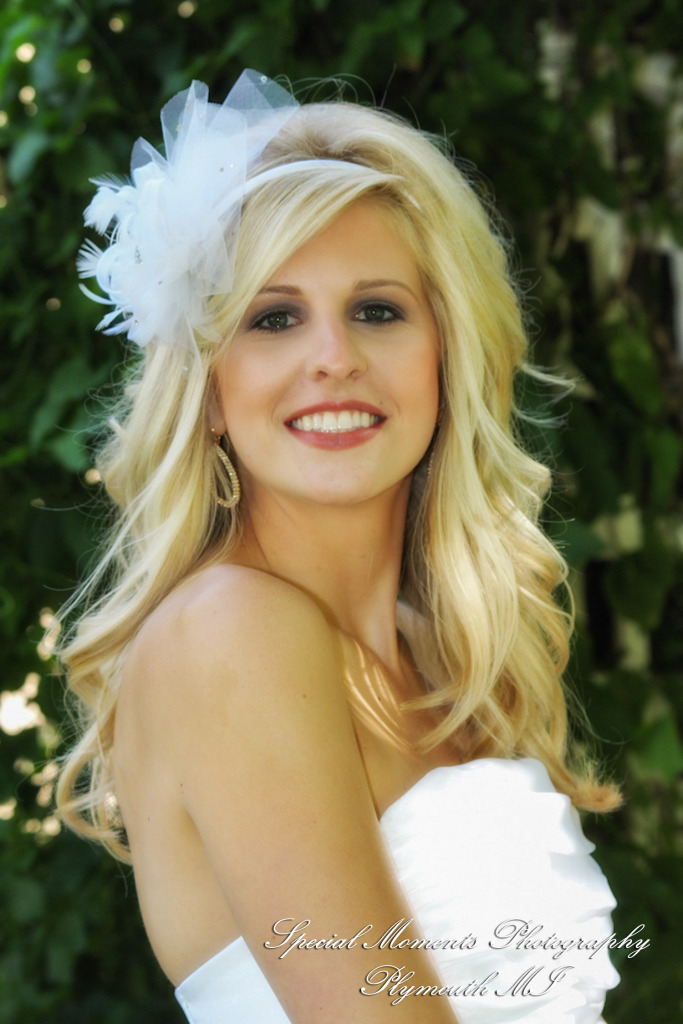 Stephanie & Josh at Mill Race Village Church Northville MI wedding photograph