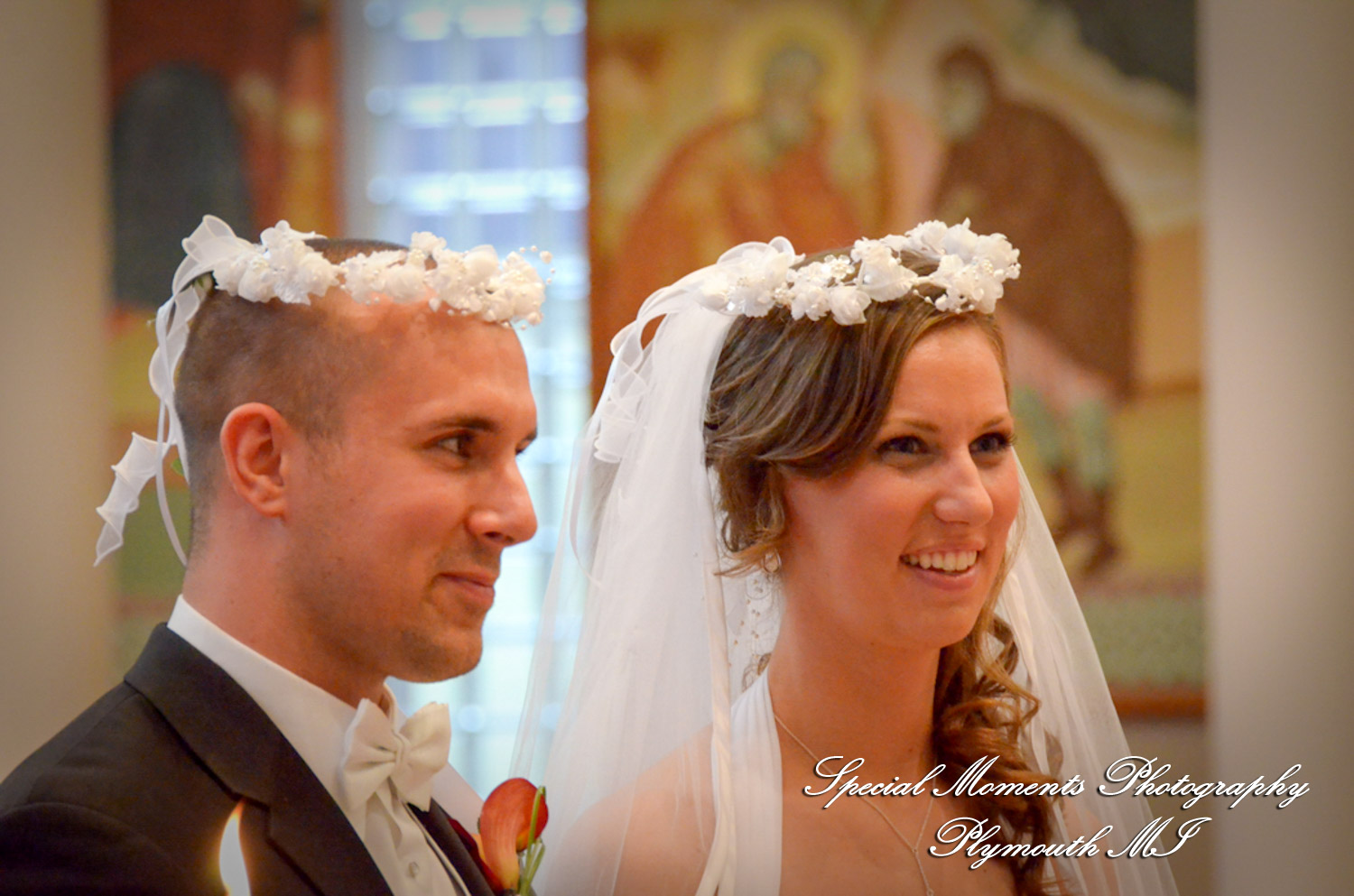 Dayna & Anthony at St. Nicholas Greek Orthodox Church Troy MI wedding photograph