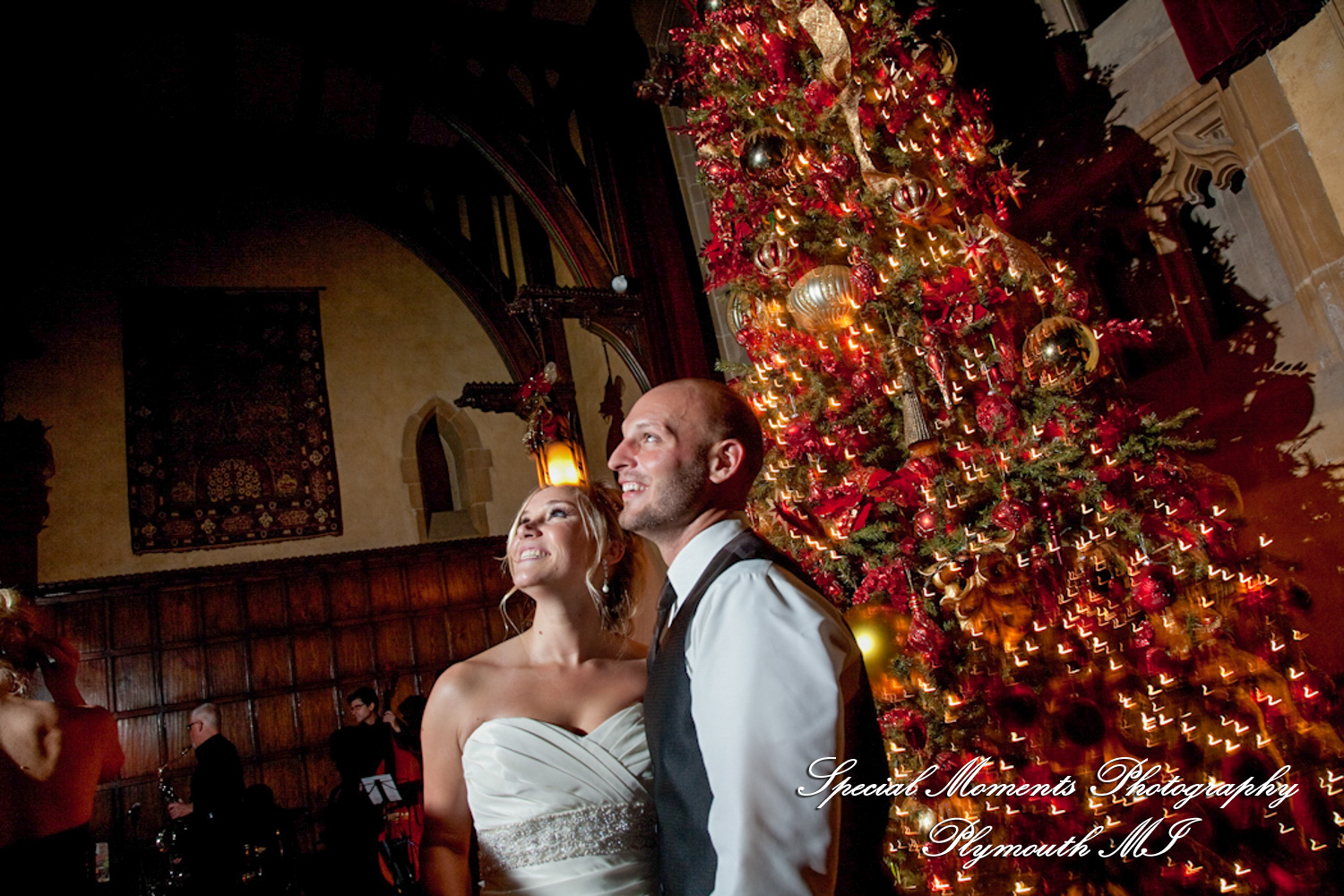 Lou & Brian at Meadow Brook Hall Rochester MI wedding photograph