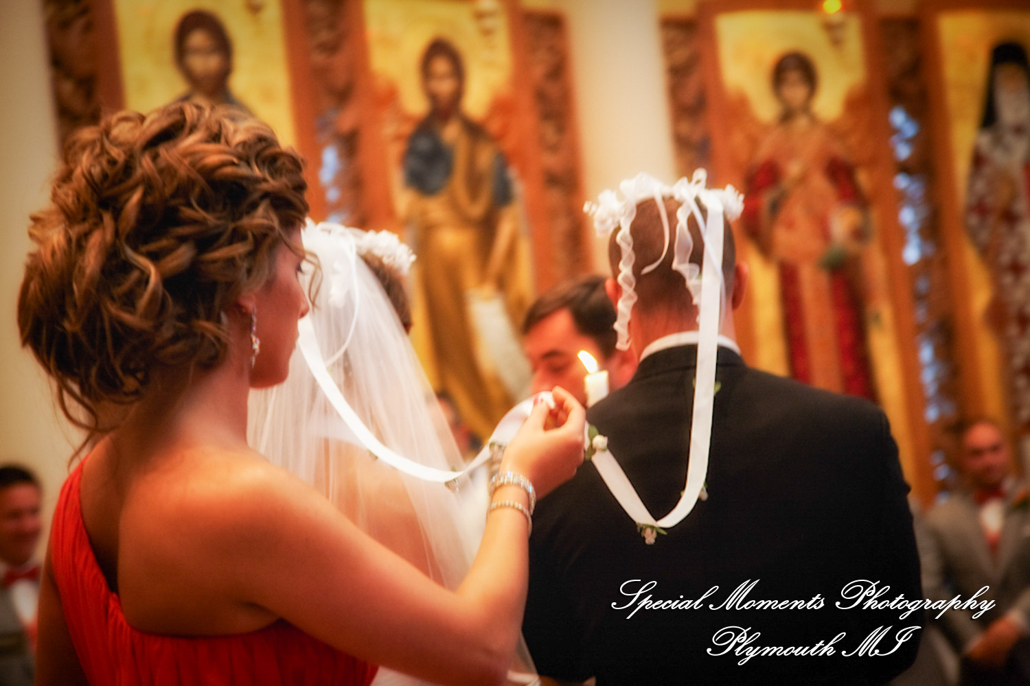 Dayna & Anthony at St. Nicholas Greek Orthodox Church Troy MI wedding photograph