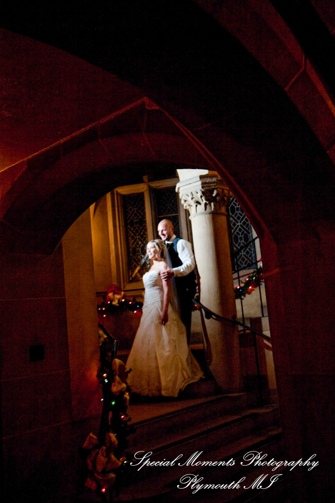 Lou & Brian at Meadow Brook Hall Rochester MI wedding photograph