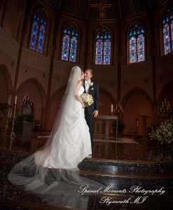 Lindsey & Jim at St. Ambrose Catholic Grosse Pointe Park MI wedding photograph