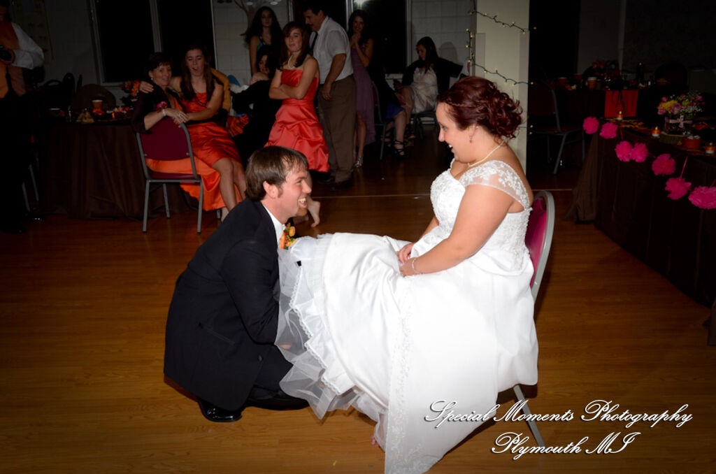 Mandie & Zachery at First United Methodist Church Chelsea MI wedding photography