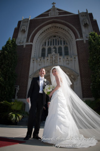Lindsey & Jim at St. Ambrose Catholic Grosse Pointe Park MI wedding photograph
