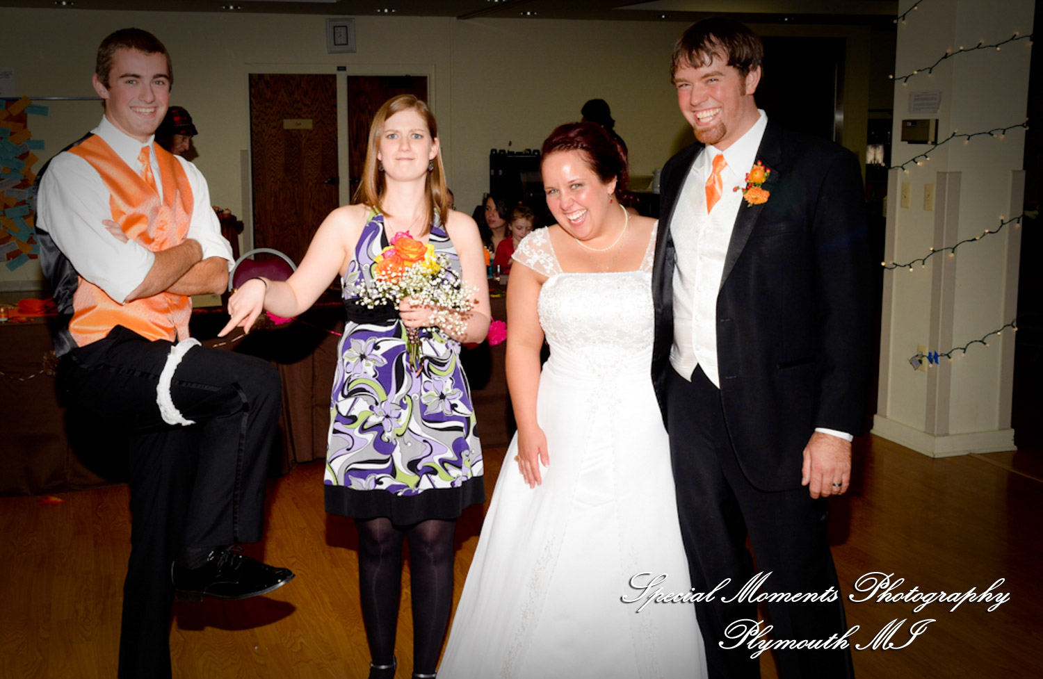 Mandie & Zachery at First United Methodist Church Chelsea MI wedding photography