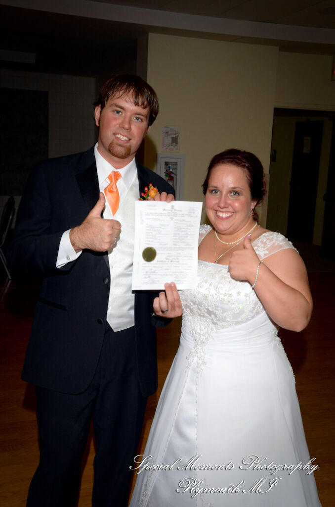 Mandie & Zachery at First United Methodist Church Chelsea MI wedding photography