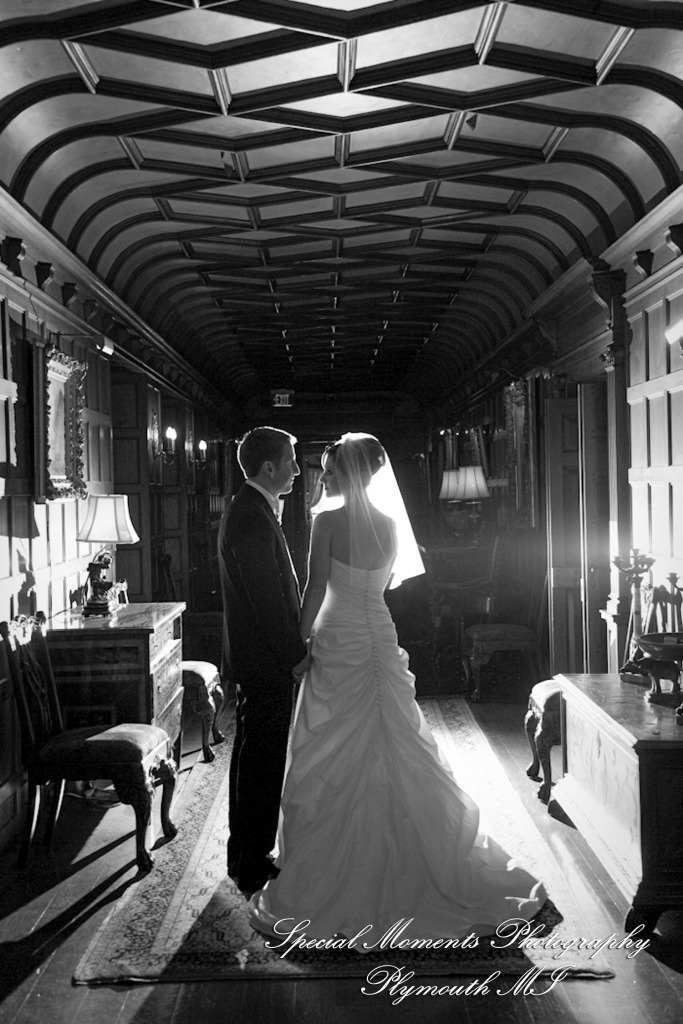 Lindsey & Jim at Meadow Brook Hall Rochester MI wedding photograph