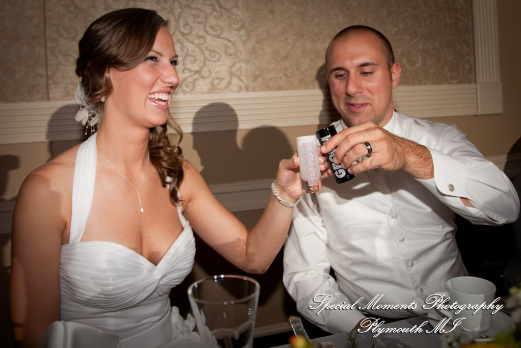 Dayna & Anthony at St. Nicholas Greek Orthodox Hall Troy MI wedding photograph