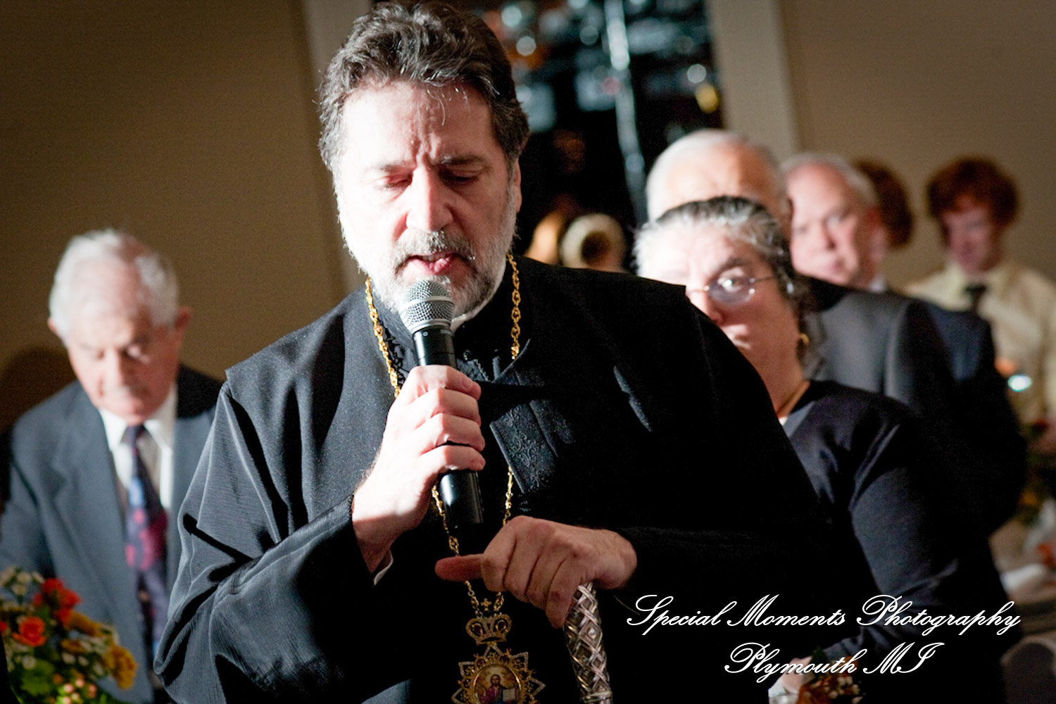 Dayna & Anthony at St. Nicholas Greek Orthodox Hall Troy MI wedding photograph