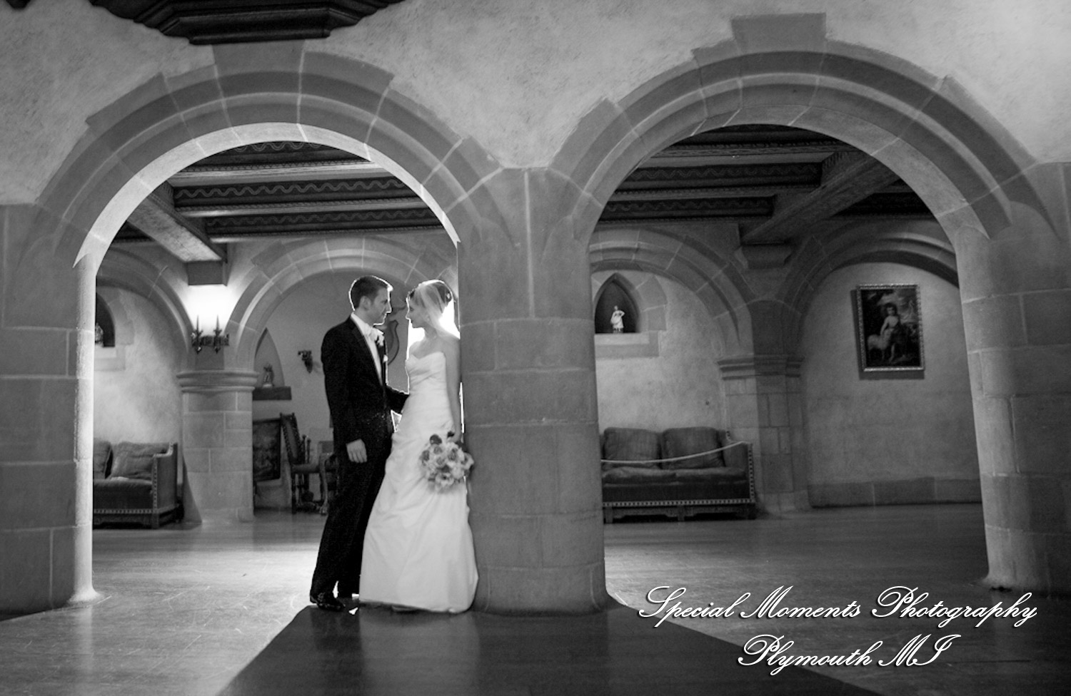 Lindsey & Jim at Meadow Brook Hall Rochester MI wedding photograph