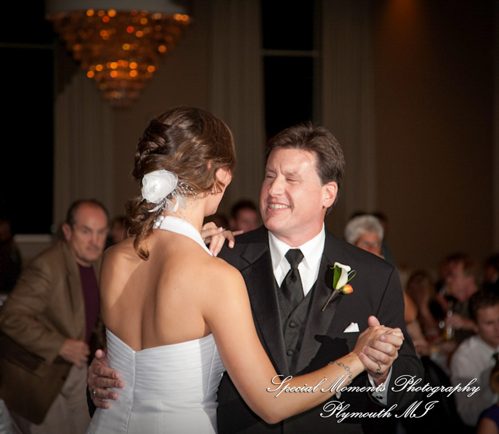 Dayna & Anthony at St. Nicholas Greek Orthodox Hall Troy MI wedding photograph