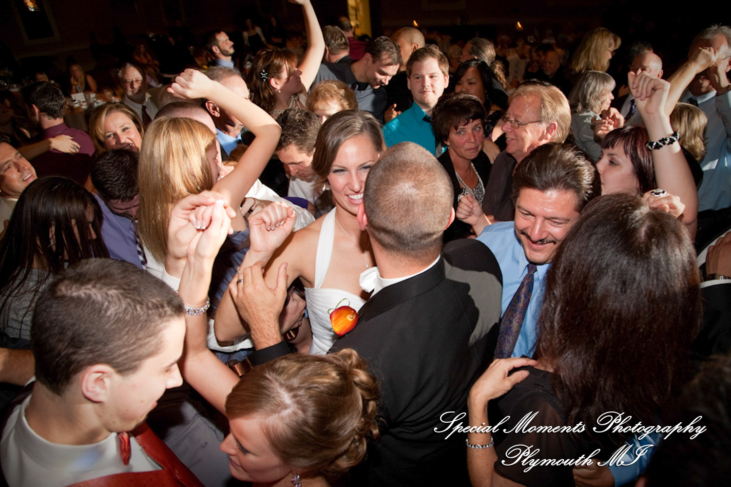 Dayna & Anthony at St. Nicholas Greek Orthodox Hall Troy MI wedding photograph