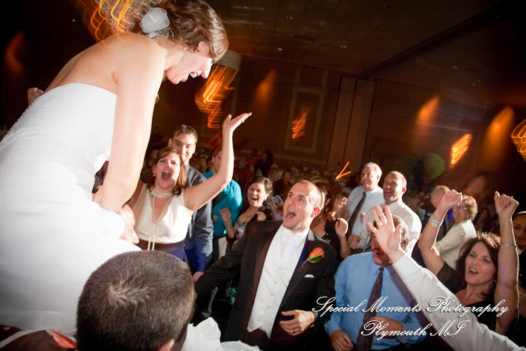Dayna & Anthony at St. Nicholas Greek Orthodox Hall Troy MI wedding photograph