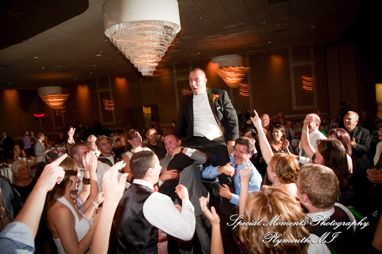 Dayna & Anthony at St. Nicholas Greek Orthodox Hall Troy MI wedding photograph