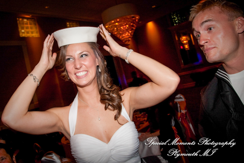 Dayna & Anthony at St. Nicholas Greek Orthodox Hall Troy MI wedding photograph