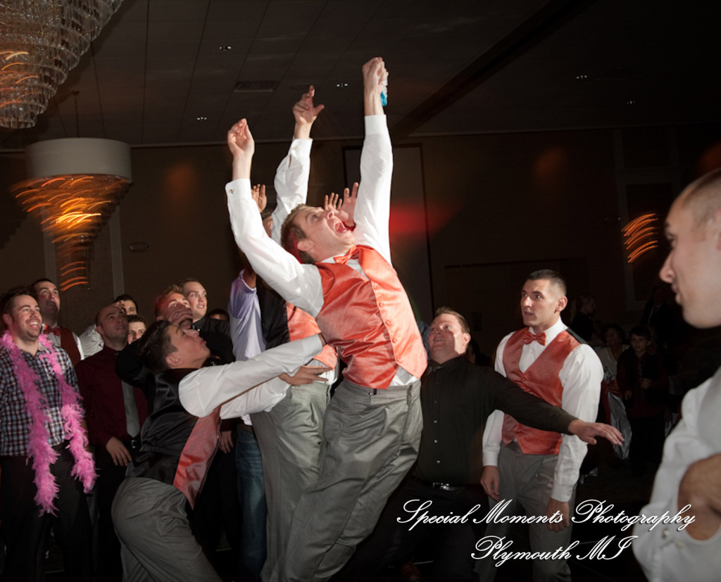 Dayna & Anthony at St. Nicholas Greek Orthodox Hall Troy MI wedding photograph