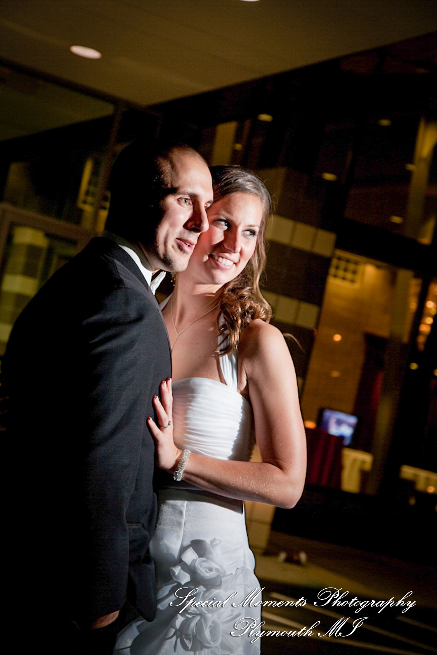 Dayna & Anthony at St. Nicholas Greek Orthodox Hall Troy MI wedding photograph