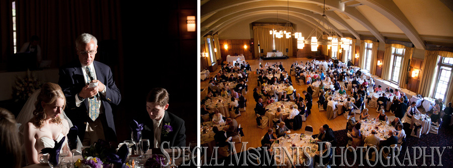 Michigan League Ann Arbor MI wedding photograph