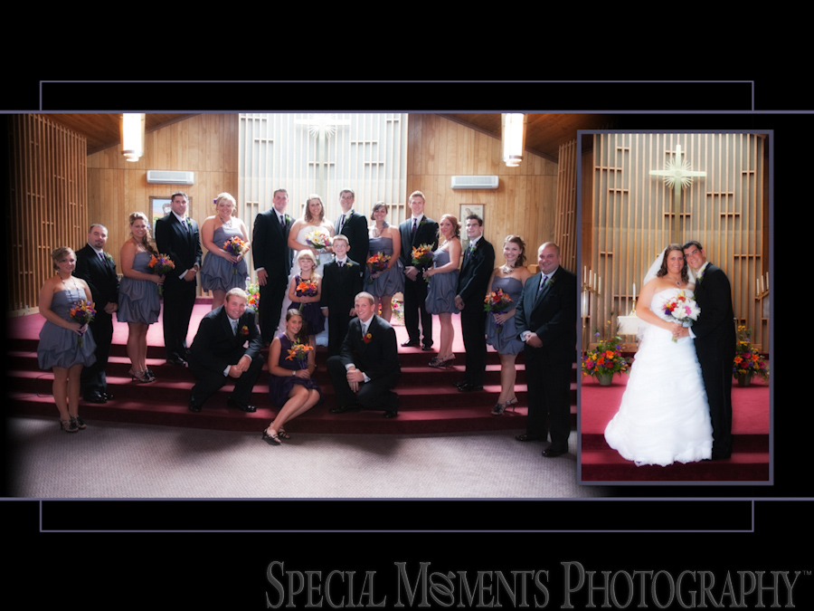 First United Methodist wedding photograph Belleville MI