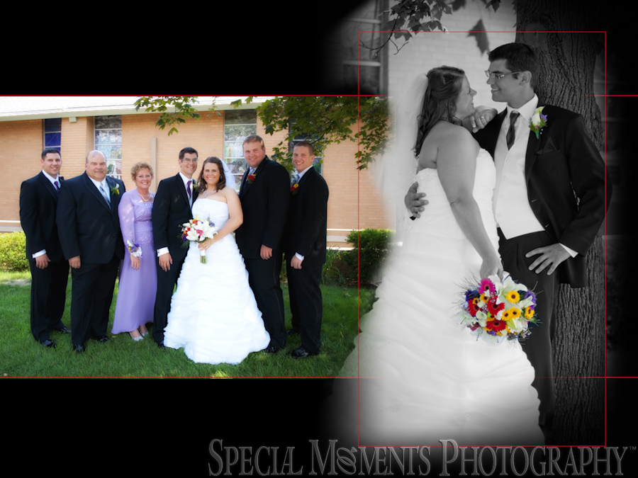 First United Methodist wedding photograph Belleville MI
