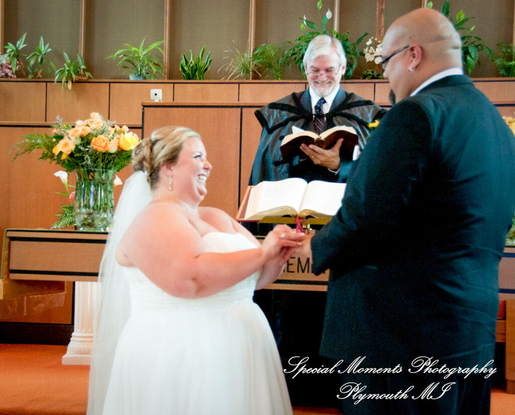 Amanda & Jamie at American Hungarian Church Allen Park MI wedding photography