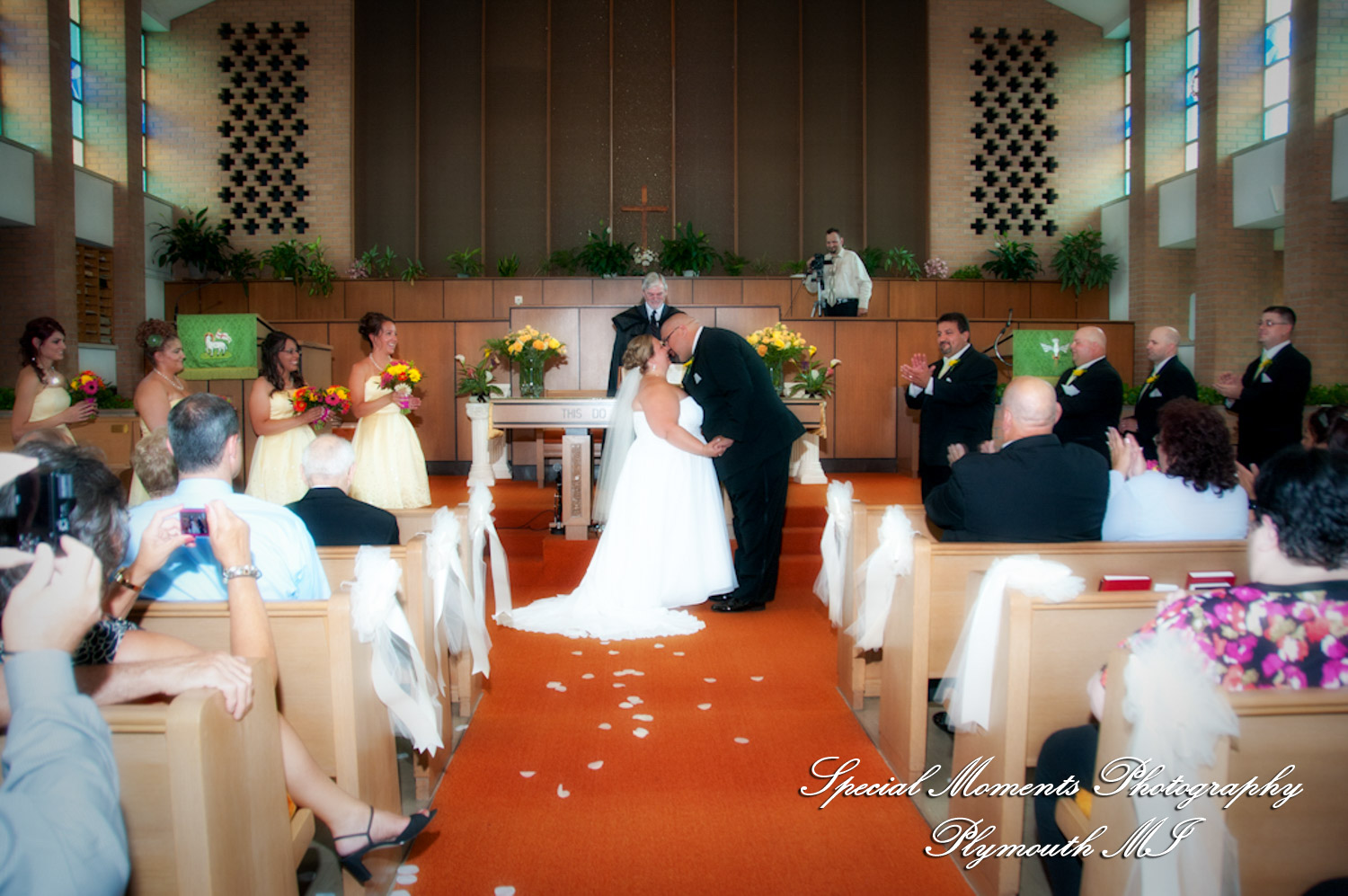 Amanda & Jamie at American Hungarian Church Allen Park MI wedding photography