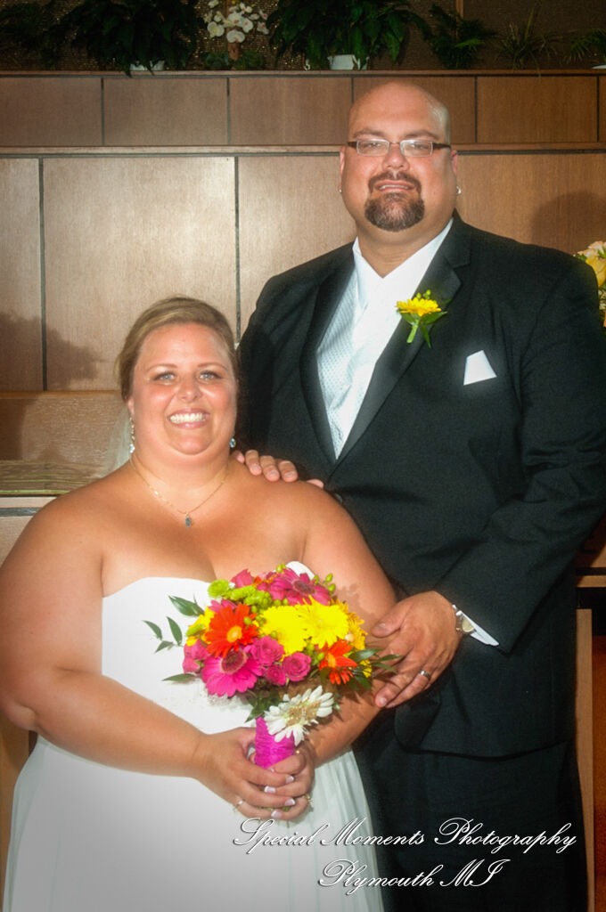 Amanda & Jamie at American Hungarian Church Allen Park MI wedding photography