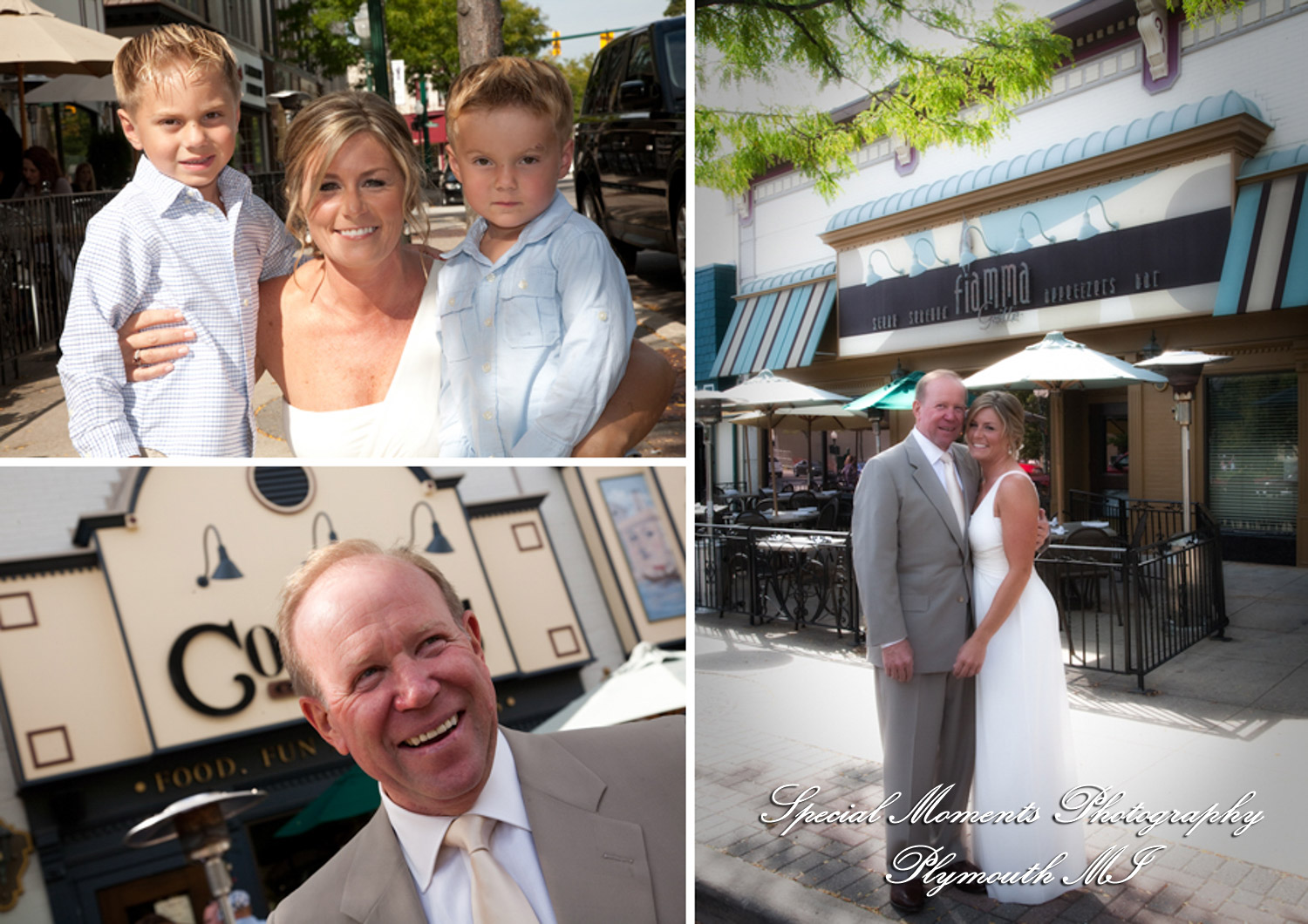 Paula & Peter at Kellogg Park Plymouth MI wedding photograph