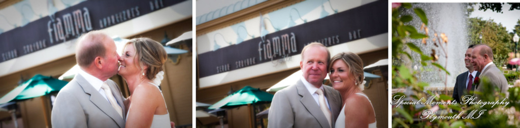 Paula & Peter at Kellogg Park Plymouth MI wedding photograph