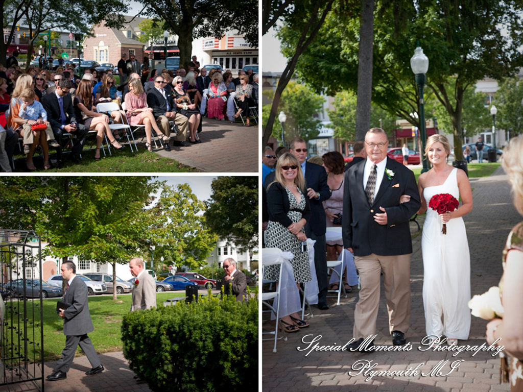 Paula & Peter at Kellogg Park Plymouth MI wedding photograph