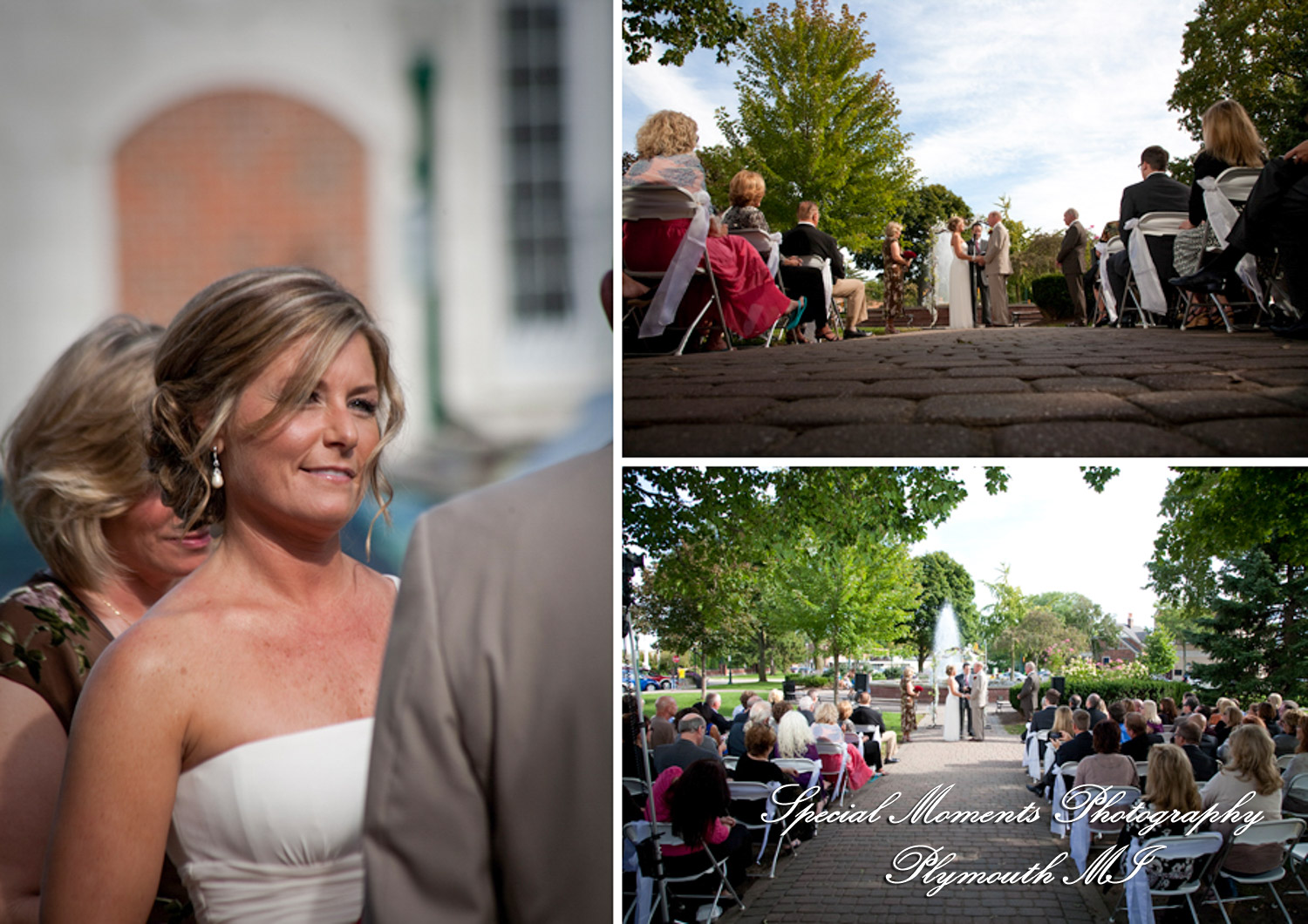 Paula & Peter at Kellogg Park Plymouth MI wedding photograph
