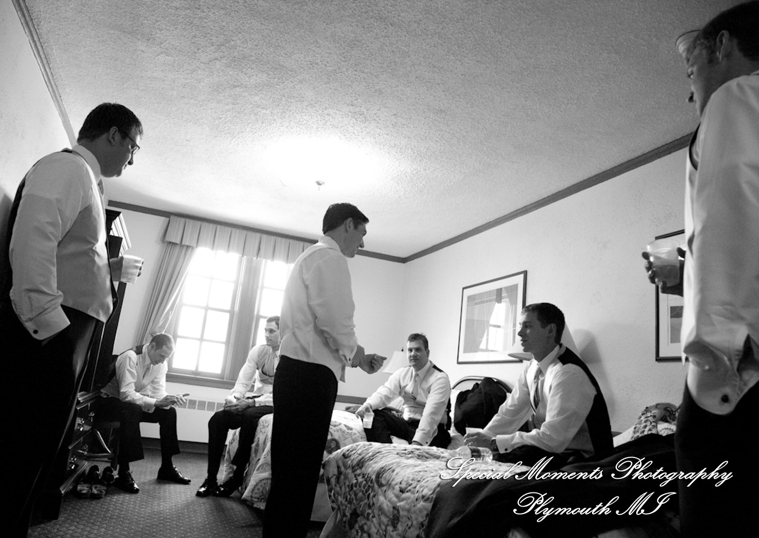 Sara & Rob at Michigan League Ann Arbor MI wedding photography
