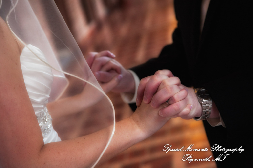 Melissa & Mike at Ss. Mary & Joseph Chapel Plymouth MI wedding photograph