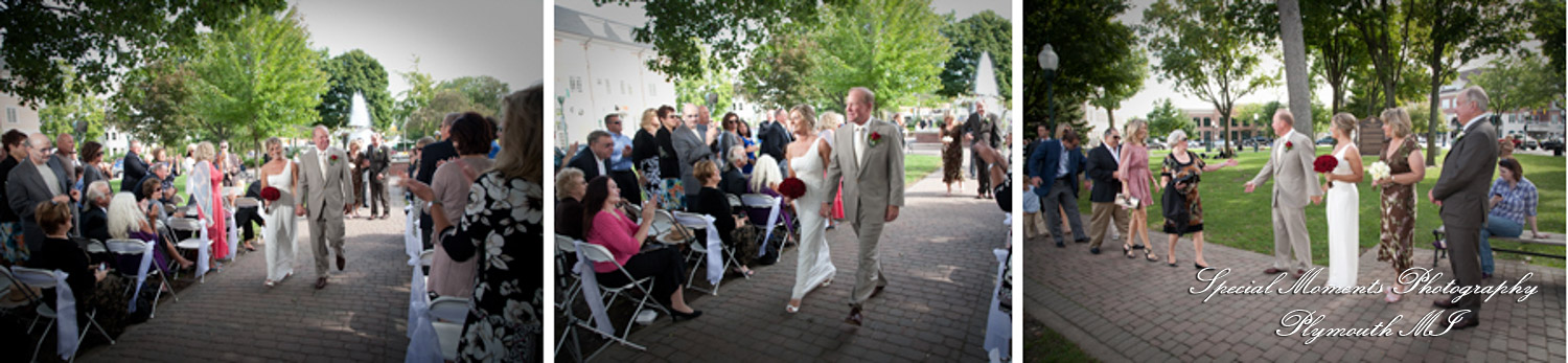 Paula & Peter at Kellogg Park Plymouth MI wedding photograph