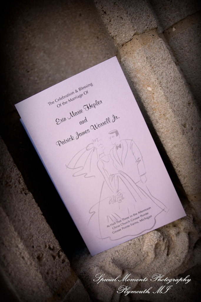 Erin & Patrick at Christ Church Grosse Pointe Grosse Pointe Farms MI wedding photograph