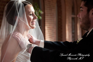 Melissa & Mike at Ss. Mary & Joseph Chapel Plymouth MI wedding photograph