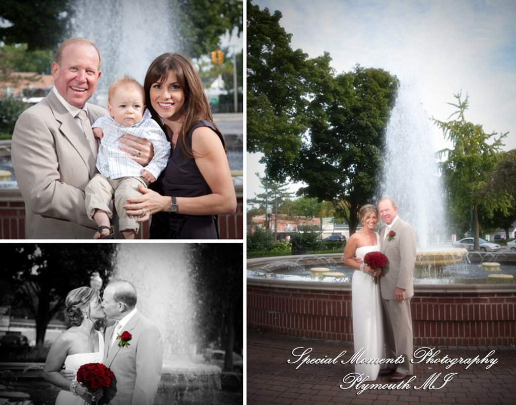 Paula & Peter at Kellogg Park Plymouth MI wedding photograph