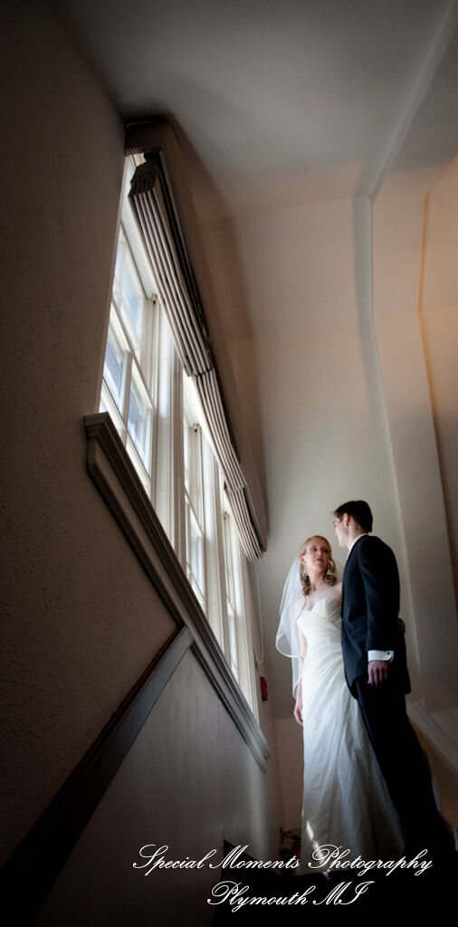 Sara & Rob at Michigan League Ann Arbor MI wedding photography