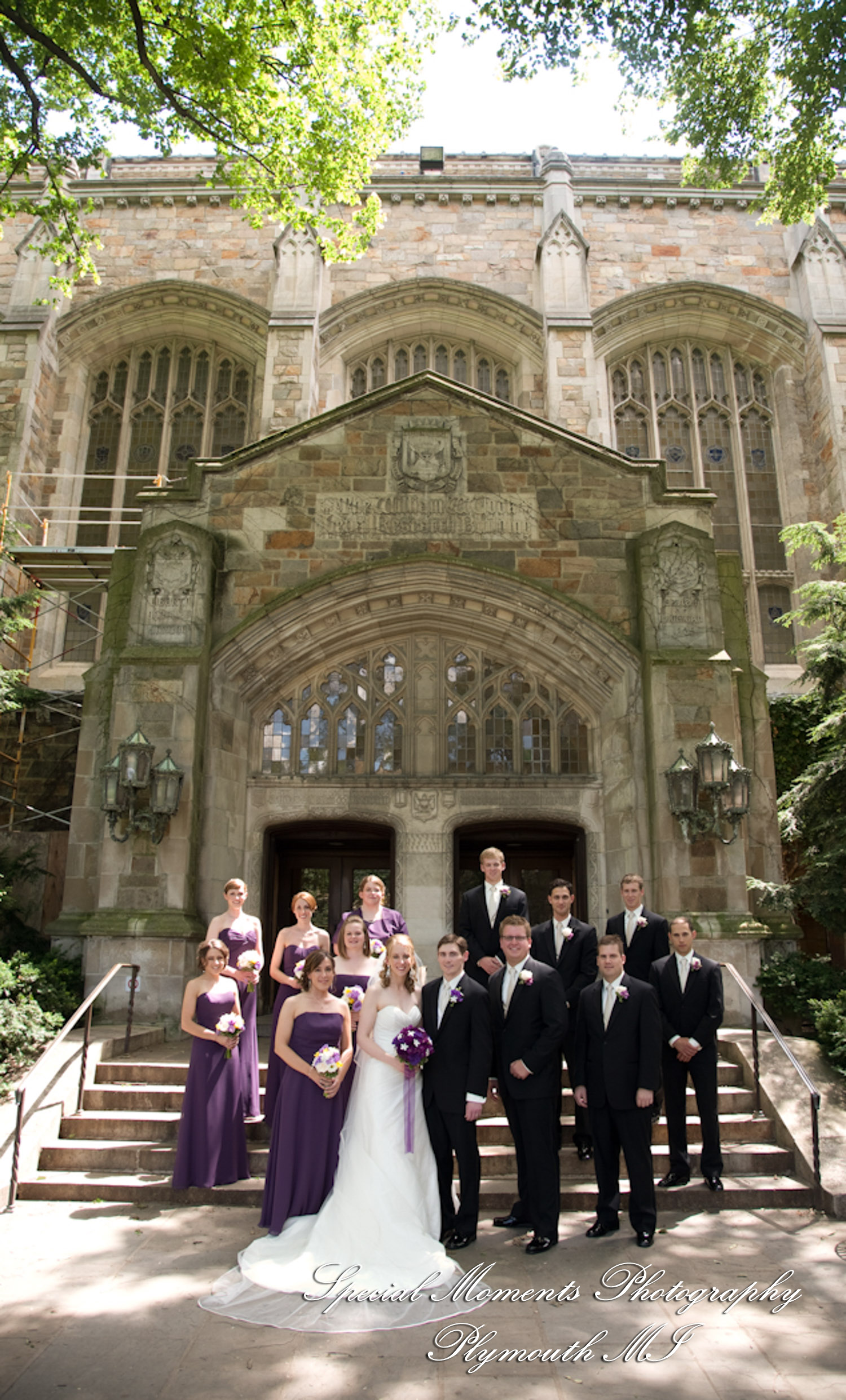 Sara & Rob at Michigan League Ann Arbor MI wedding photography