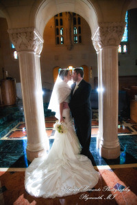 Melissa & Mike at Ss. Mary & Joseph Chapel Plymouth MI wedding photograph
