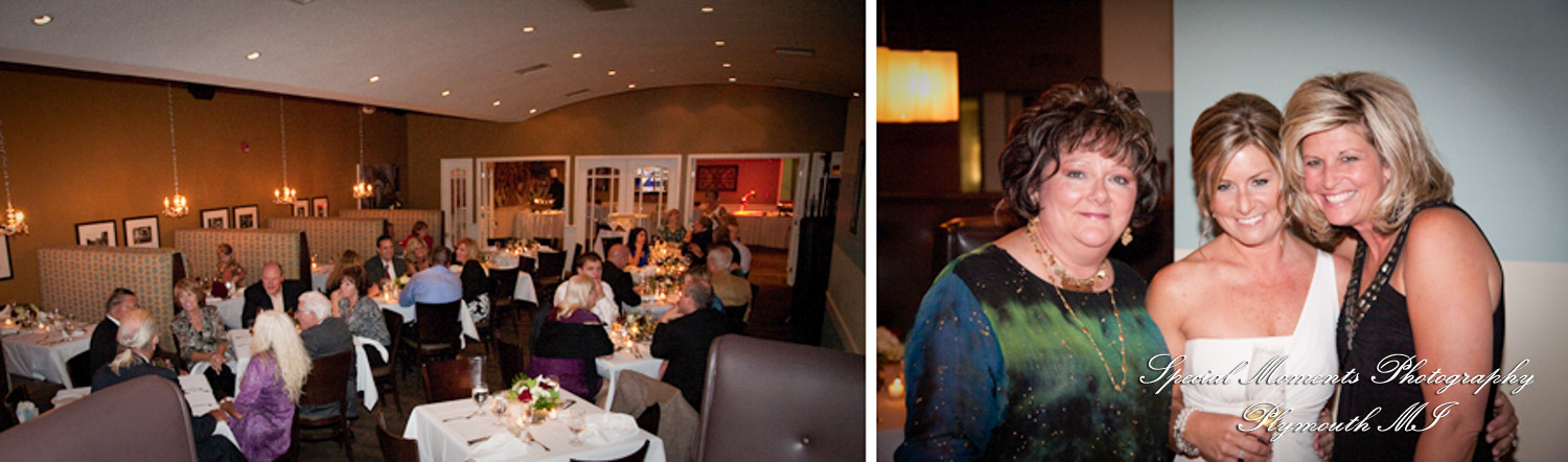 Paula & Peter at Fiamma Grill Plymouth MI wedding photograph