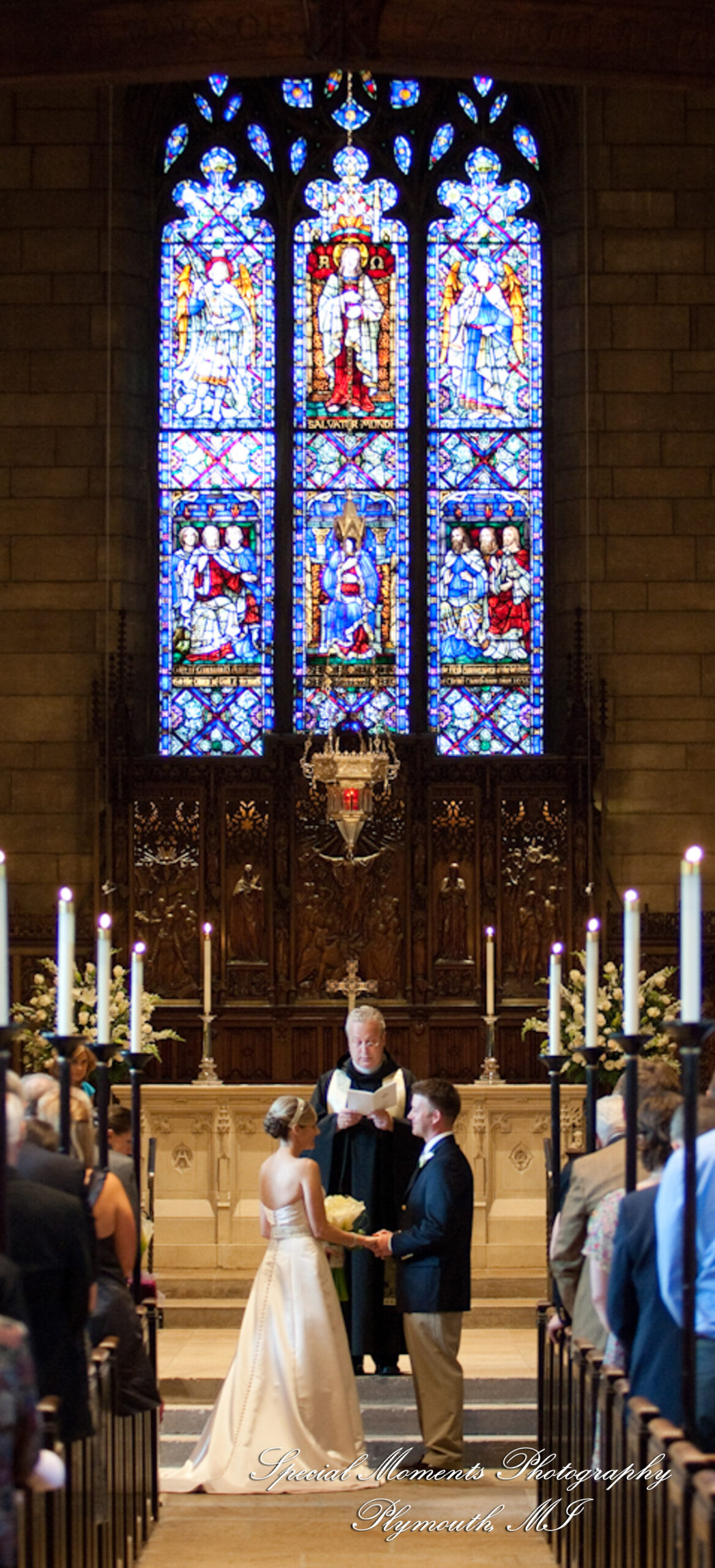 Erin & Patrick at Christ Church Grosse Pointe Grosse Pointe Farms MI wedding photograph