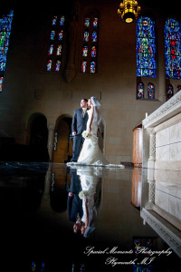 Melissa & Mike at Ss. Mary & Joseph Chapel Plymouth MI wedding photograph