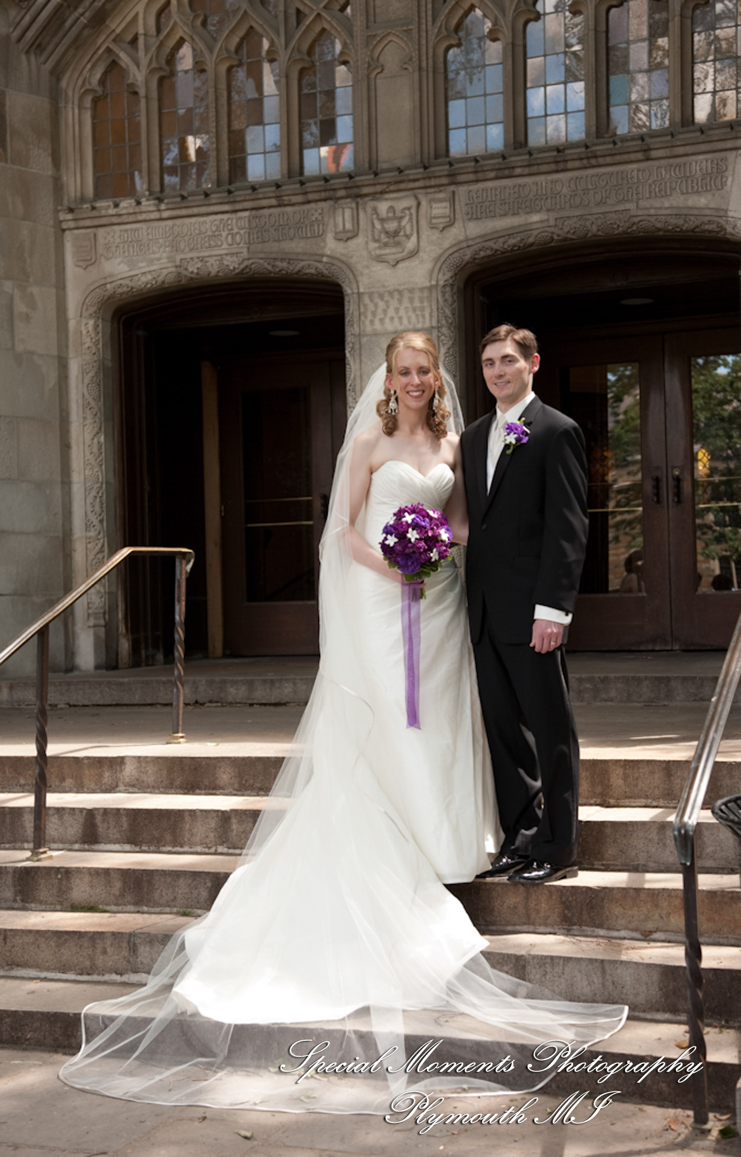 Sara & Rob at Michigan League Ann Arbor MI wedding photography